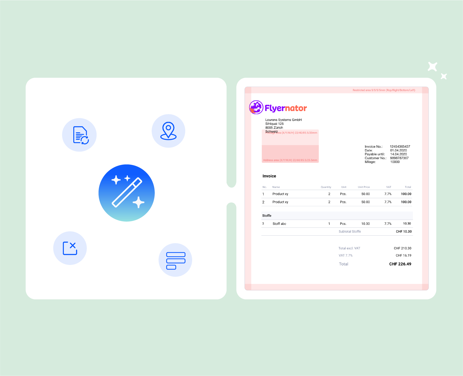 Presets Pingen feature